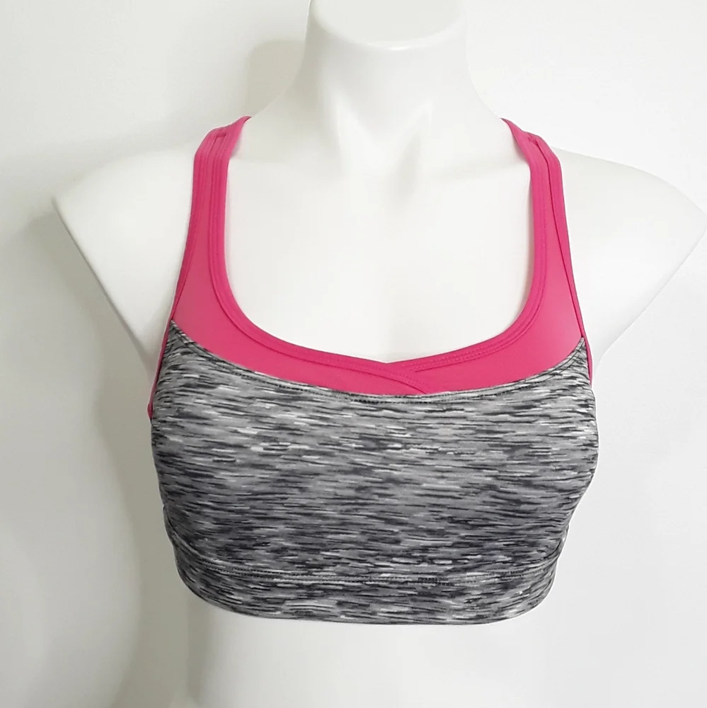 Tek Gear Med Impact Racerback Sports Bra NWOT sz M